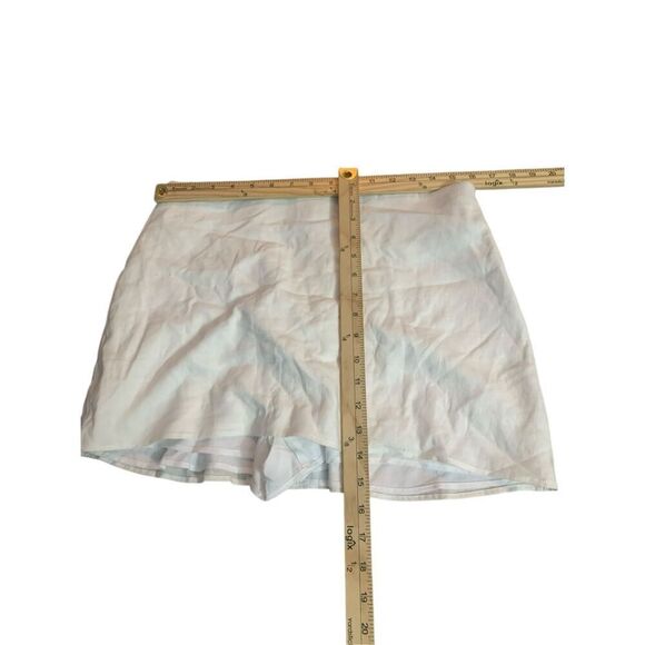 BEAUTIFUL Show Me Your MuMu Mini Skirt in off White Linen Size large Retail $108 - Picture 7 of 7